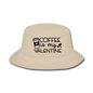 Coffee Is My Valentine v1 - Bucket Hat - cream