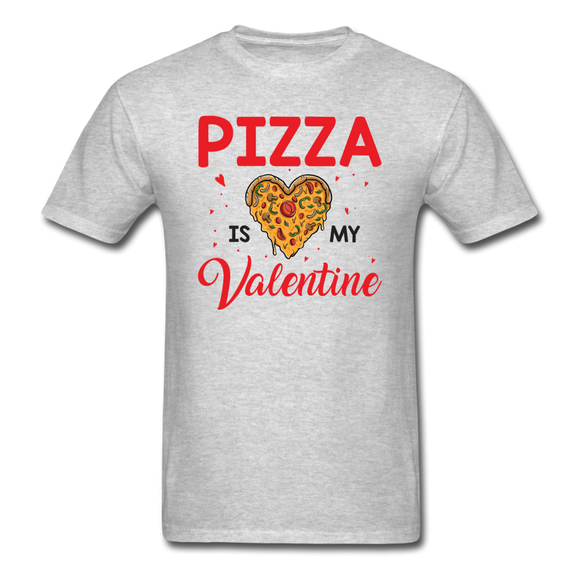 Pizza Is My Valentine v1 - Unisex Classic T-Shirt - heather gray