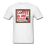 Coffee Is My Valentine v2 - Unisex Classic T-Shirt - white