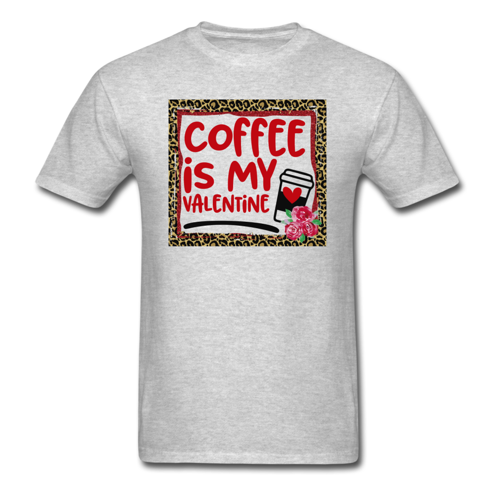 Coffee Is My Valentine v2 - Unisex Classic T-Shirt - heather gray