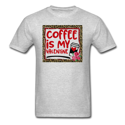 Coffee Is My Valentine v2 - Unisex Classic T-Shirt - heather gray