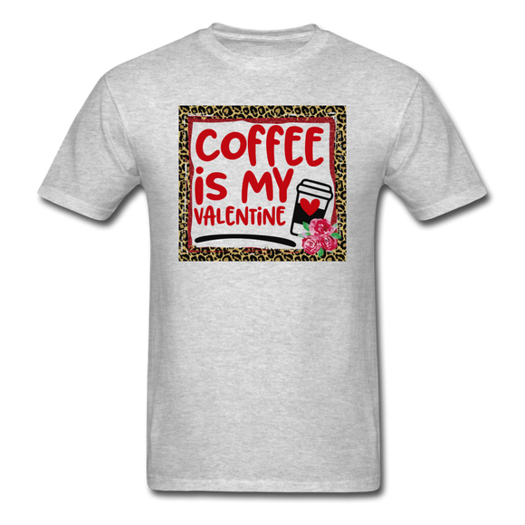 Coffee Is My Valentine v2 - Unisex Classic T-Shirt - heather gray
