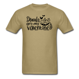 Donuts Are My Valentine v1 - Unisex Classic T-Shirt - khaki