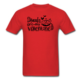 Donuts Are My Valentine v1 - Unisex Classic T-Shirt - red