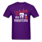 Whiskey Is My Valentine v1 - Unisex Classic T-Shirt - purple