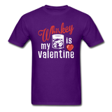 Whiskey Is My Valentine v1 - Unisex Classic T-Shirt - purple