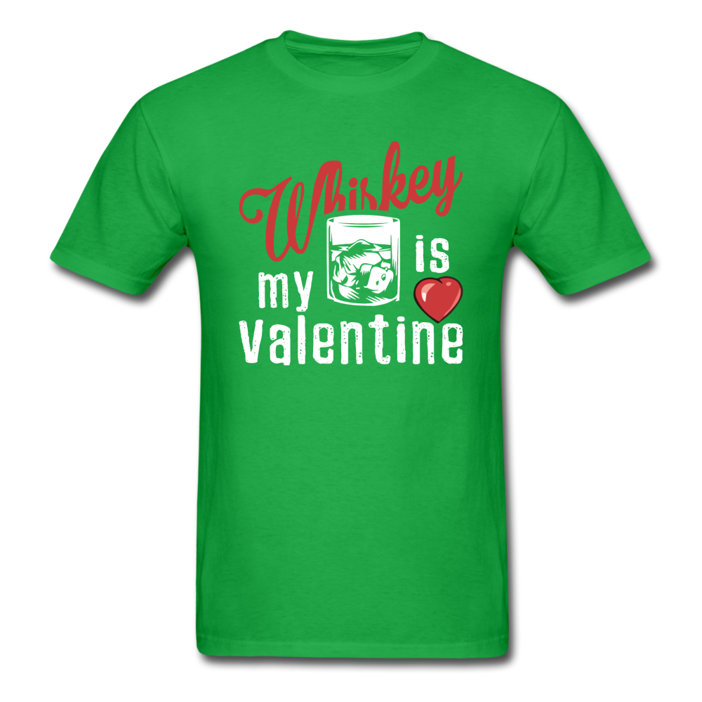 Whiskey Is My Valentine v1 - Unisex Classic T-Shirt - bright green