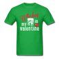 Whiskey Is My Valentine v1 - Unisex Classic T-Shirt - bright green