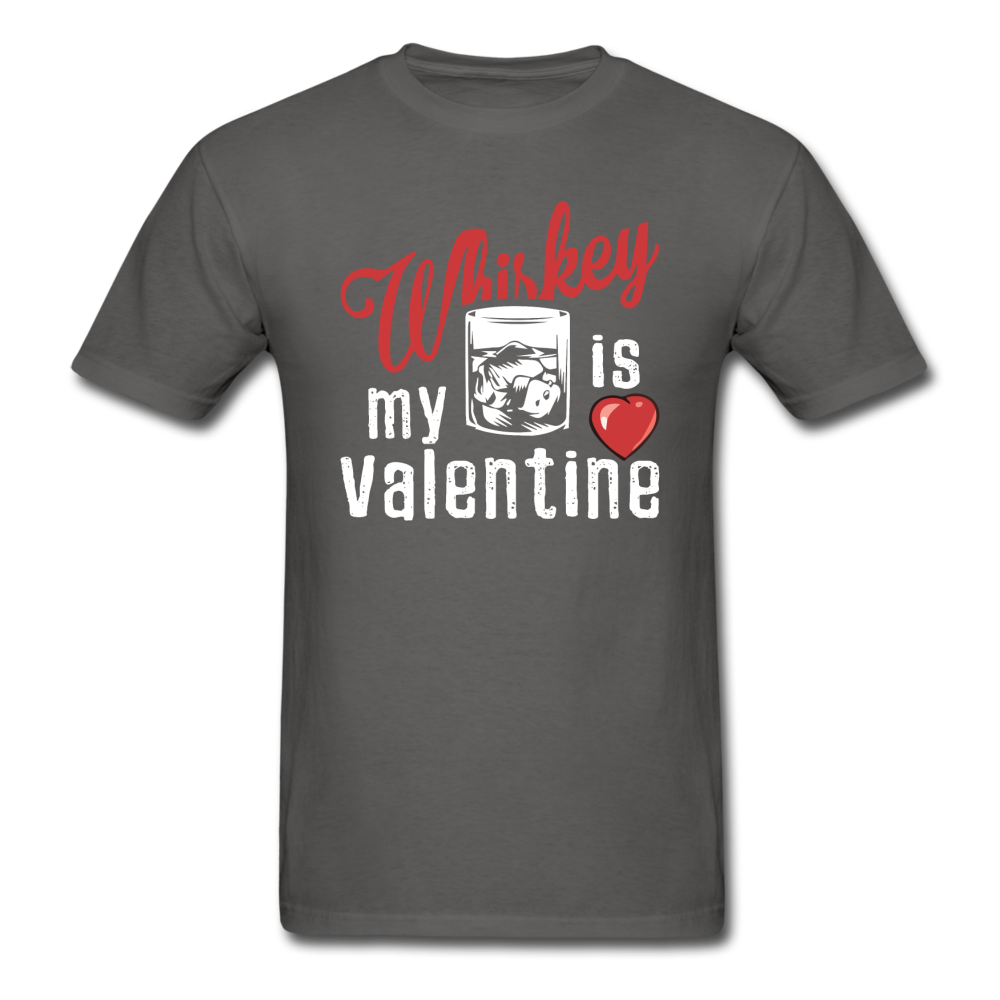 Whiskey Is My Valentine v1 - Unisex Classic T-Shirt - charcoal