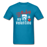 Whiskey Is My Valentine v1 - Unisex Classic T-Shirt - turquoise