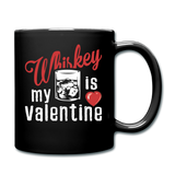 Whiskey Is My Valentine v1 - Full Color Mug - black