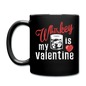 Whiskey Is My Valentine v1 - Full Color Mug - black