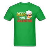 Beer Mine Valentine - Unisex Classic T-Shirt - bright green