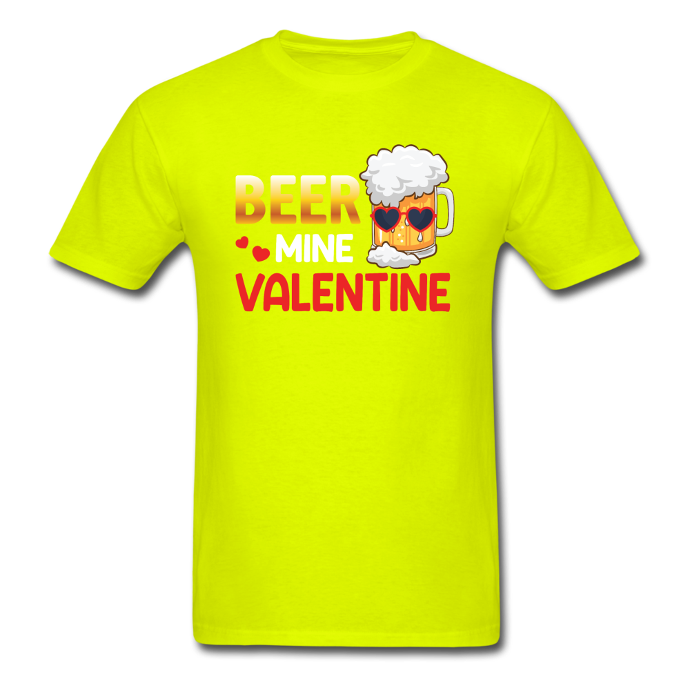 Beer Mine Valentine - Unisex Classic T-Shirt - safety green