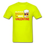 Beer Mine Valentine - Unisex Classic T-Shirt - safety green