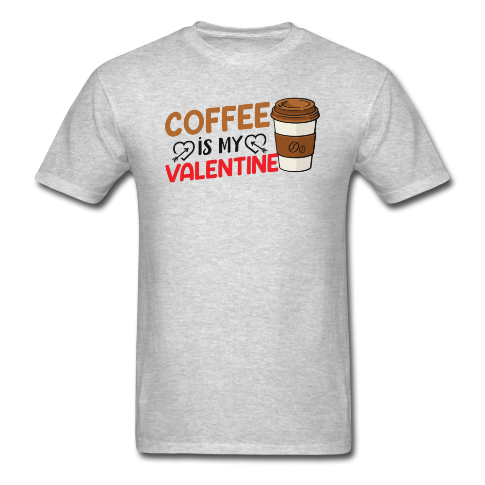 Coffee Is My Valentine v3 - Unisex Classic T-Shirt - heather gray