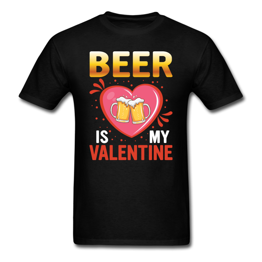 Beer Is My Valentine v3 - Unisex Classic T-Shirt - black