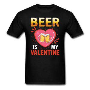 Beer Is My Valentine v3 - Unisex Classic T-Shirt - black