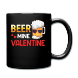 Beer Mine Valentine - Full Color Mug - black