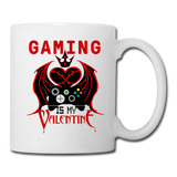 Gaming Is My Valentine v1 - Coffee/Tea Mug - white
