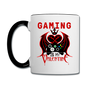 Gaming Is My Valentine v1 - Contrast Coffee Mug - white/black