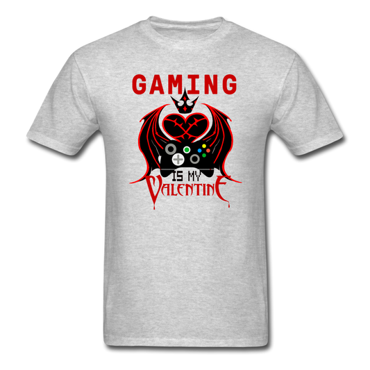 Gaming Is My Valentine v1 - Unisex Classic T-Shirt - heather gray