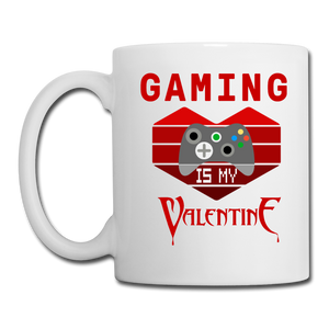 Gaming Is My Valentine v2 - Coffee/Tea Mug - white