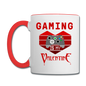 Gaming Is My Valentine v2 - Contrast Coffee Mug - white/red