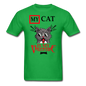 My Cat Is My Valentine v1 - Unisex Classic T-Shirt - bright green