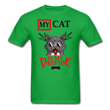 My Cat Is My Valentine v1 - Unisex Classic T-Shirt - bright green