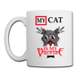 My Cat Is My Valentine v1 - Coffee/Tea Mug - white