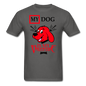 My Dog Is My Valentine v2 - Unisex Classic T-Shirt - charcoal