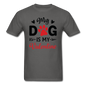 My Dog Is My Valentine v3 - Unisex Classic T-Shirt - charcoal