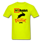 My Rabbit Is My Valentine v1 - Unisex Classic T-Shirt - safety green