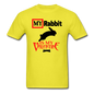 My Rabbit Is My Valentine v1 - Unisex Classic T-Shirt - yellow