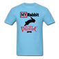 My Rabbit Is My Valentine v1 - Unisex Classic T-Shirt - aquatic blue