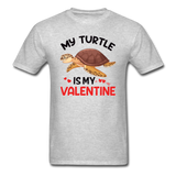 My Turtle Is My Valentine v1 - Unisex Classic T-Shirt - heather gray