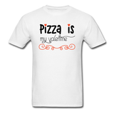 Pizza Is My Valentine v2 - Unisex Classic T-Shirt - white