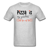 Pizza Is My Valentine v2 - Unisex Classic T-Shirt - heather gray