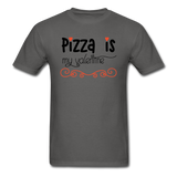 Pizza Is My Valentine v2 - Unisex Classic T-Shirt - charcoal