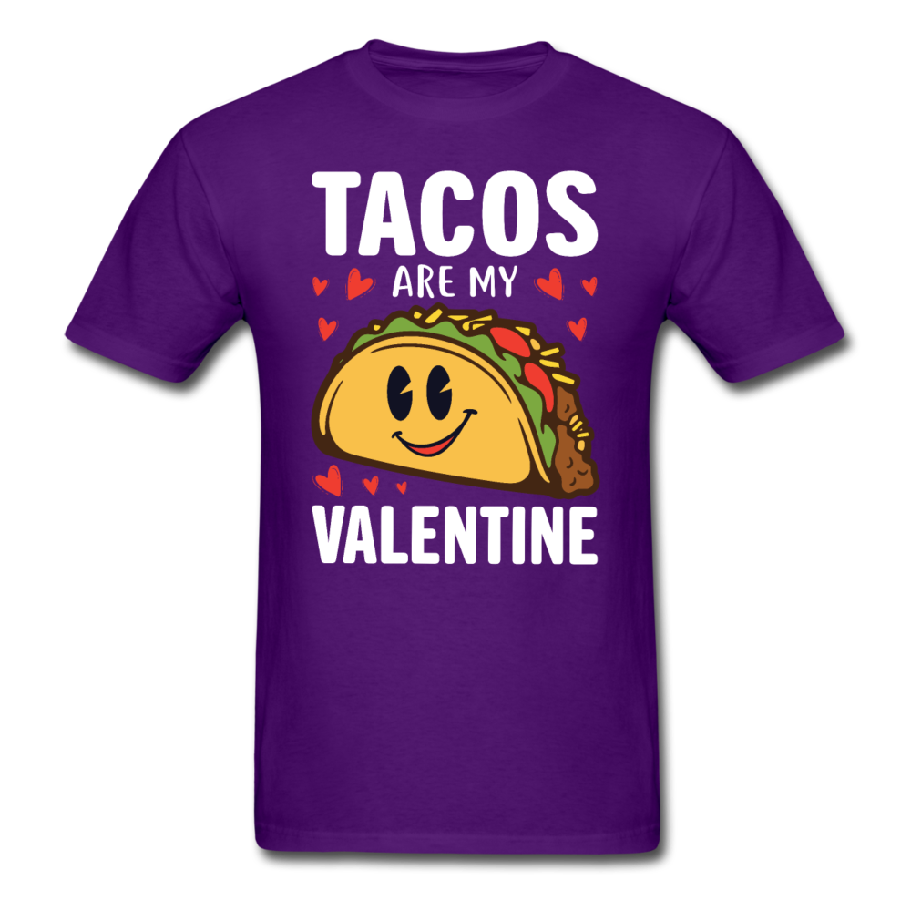 Tacos Are My Valentine v2 - Unisex Classic T-Shirt - purple