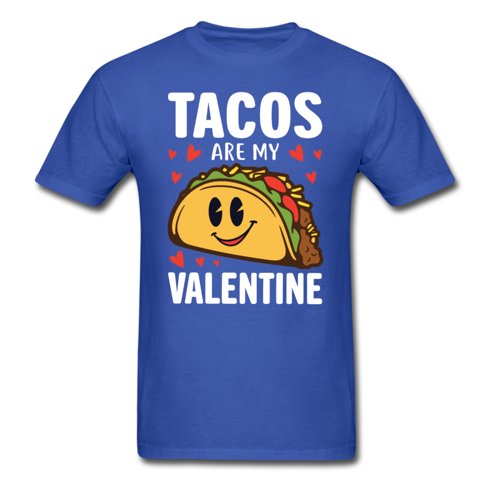 Tacos Are My Valentine v2 - Unisex Classic T-Shirt - royal blue