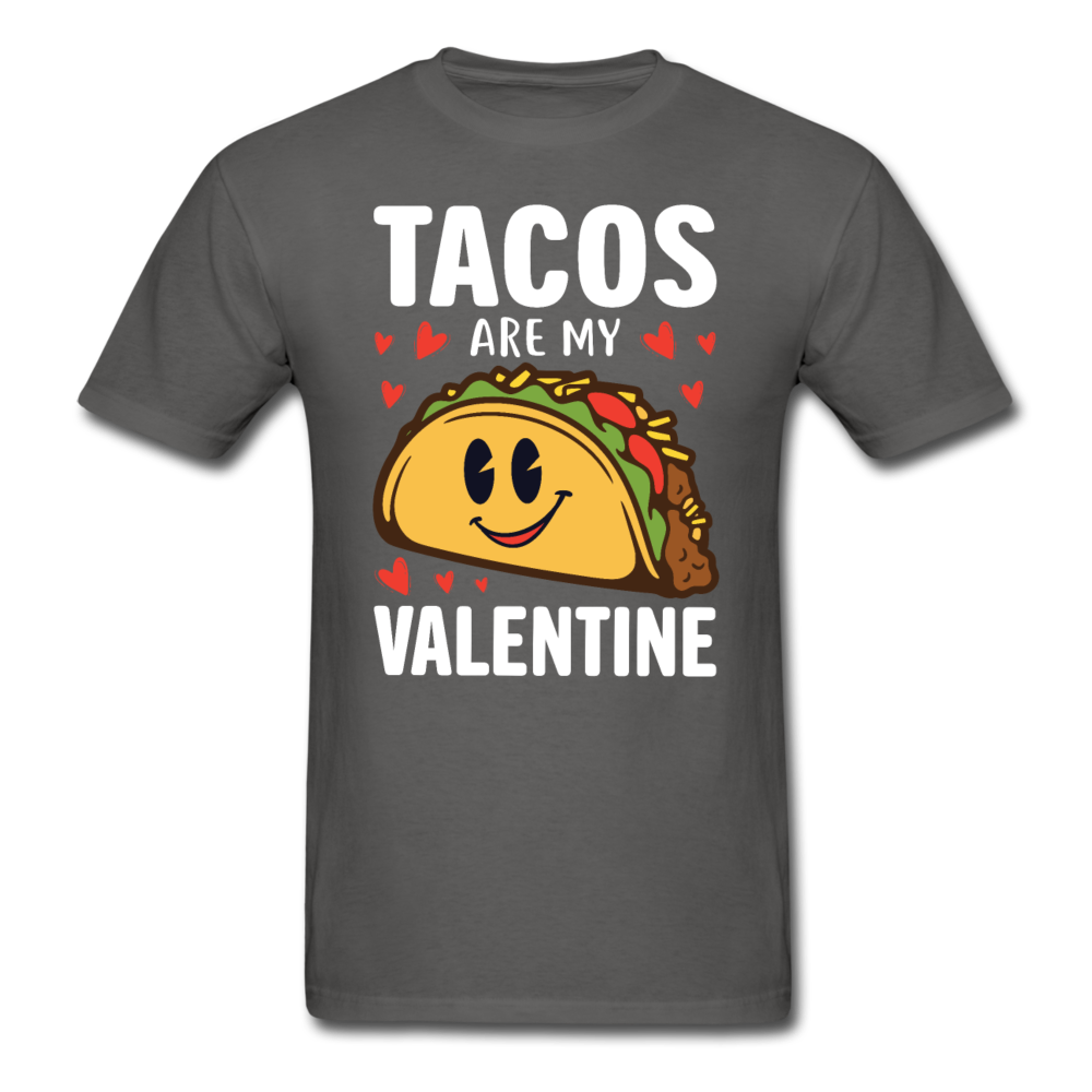 Tacos Are My Valentine v2 - Unisex Classic T-Shirt - charcoal