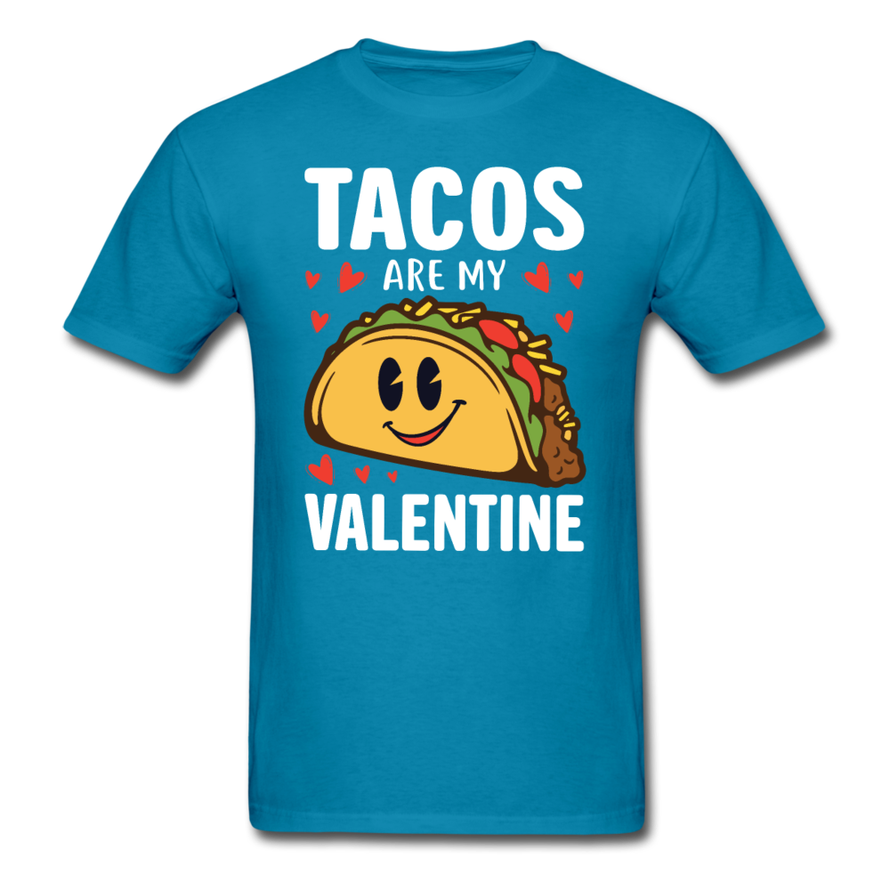 Tacos Are My Valentine v2 - Unisex Classic T-Shirt - turquoise