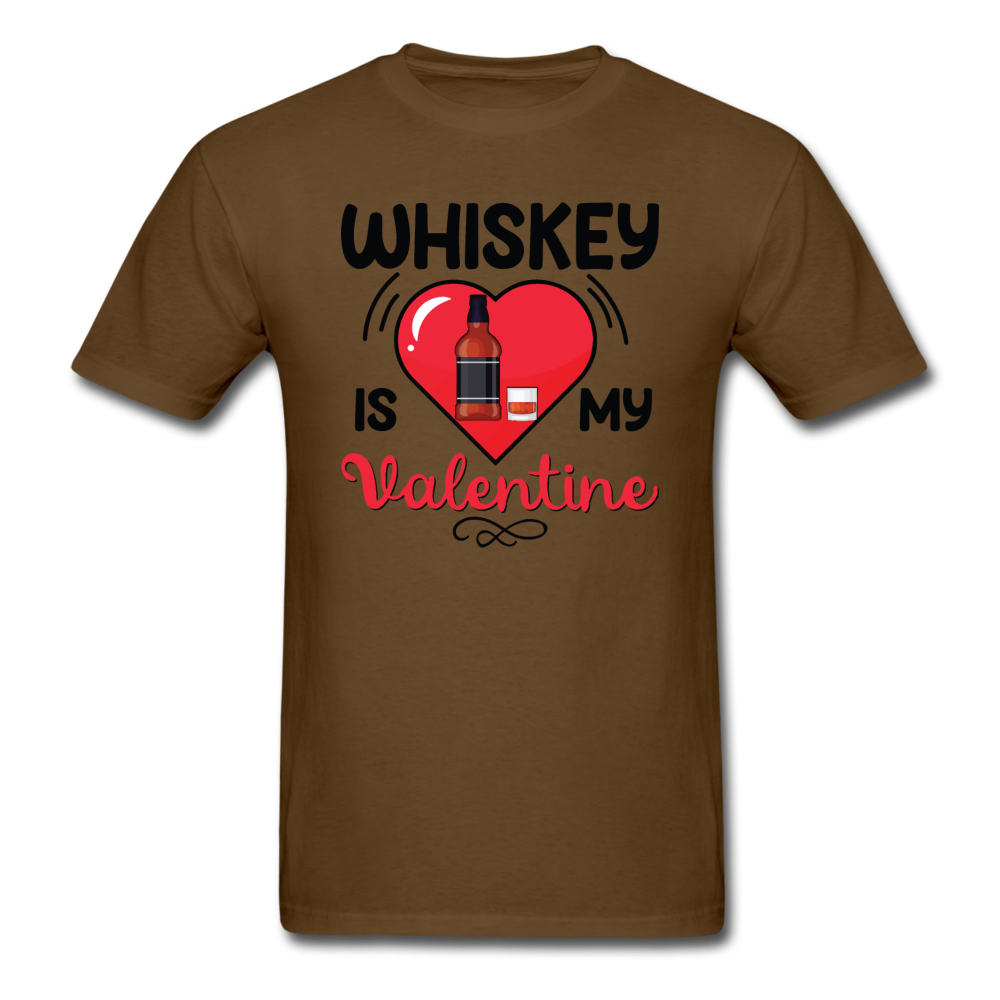 Whiskey Is My Valentine v2 - Unisex Classic T-Shirt - brown