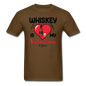 Whiskey Is My Valentine v2 - Unisex Classic T-Shirt - brown