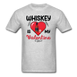 Whiskey Is My Valentine v2 - Unisex Classic T-Shirt - heather gray