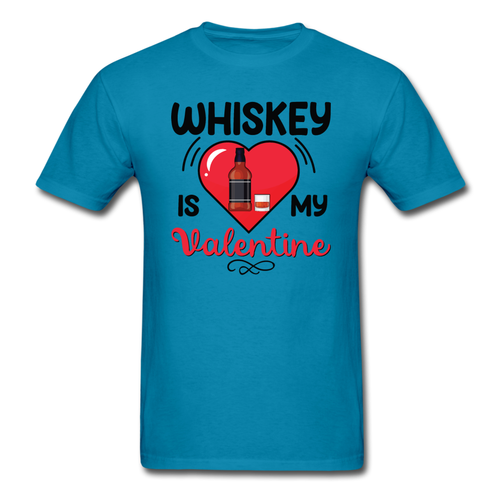 Whiskey Is My Valentine v2 - Unisex Classic T-Shirt - turquoise