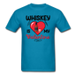 Whiskey Is My Valentine v2 - Unisex Classic T-Shirt - turquoise