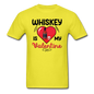 Whiskey Is My Valentine v2 - Unisex Classic T-Shirt - yellow